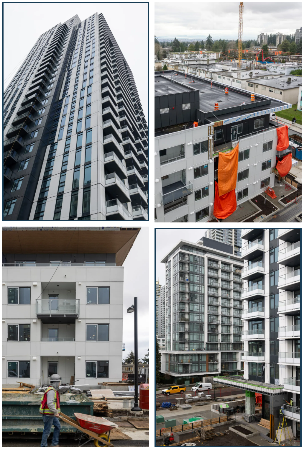 本拿比O2 高层公寓项目施工现场(照片来自现场拍摄)