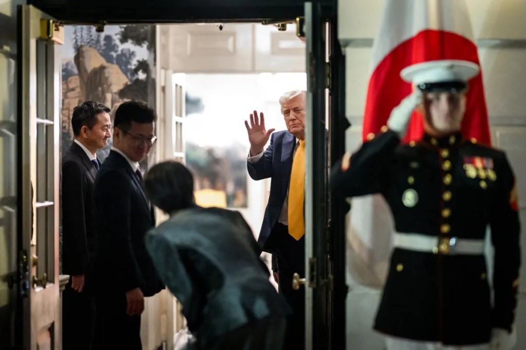 今年3月，白宫发放多张高市早苗访美期间与特朗普见面的照片。www.whitehouse.gov