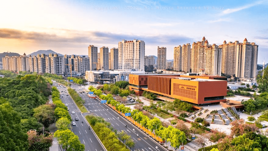 广州市增城区的城区样貌。资料图 广州市增城区的城区样貌。资料图