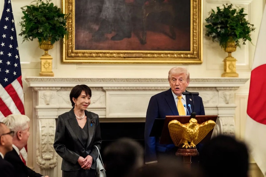 今年3月，白宫发放多张高市早苗访美期间与特朗普见面的照片。www.whitehouse.gov
