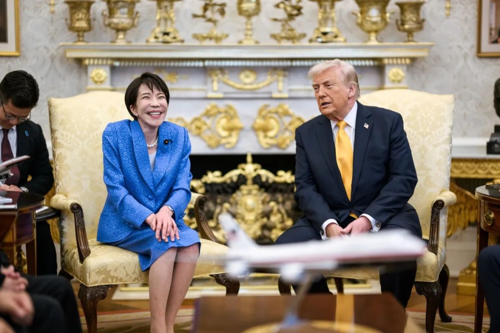 今年3月，白宫发放多张高市早苗访美期间与特朗普见面的照片。www.whitehouse.gov