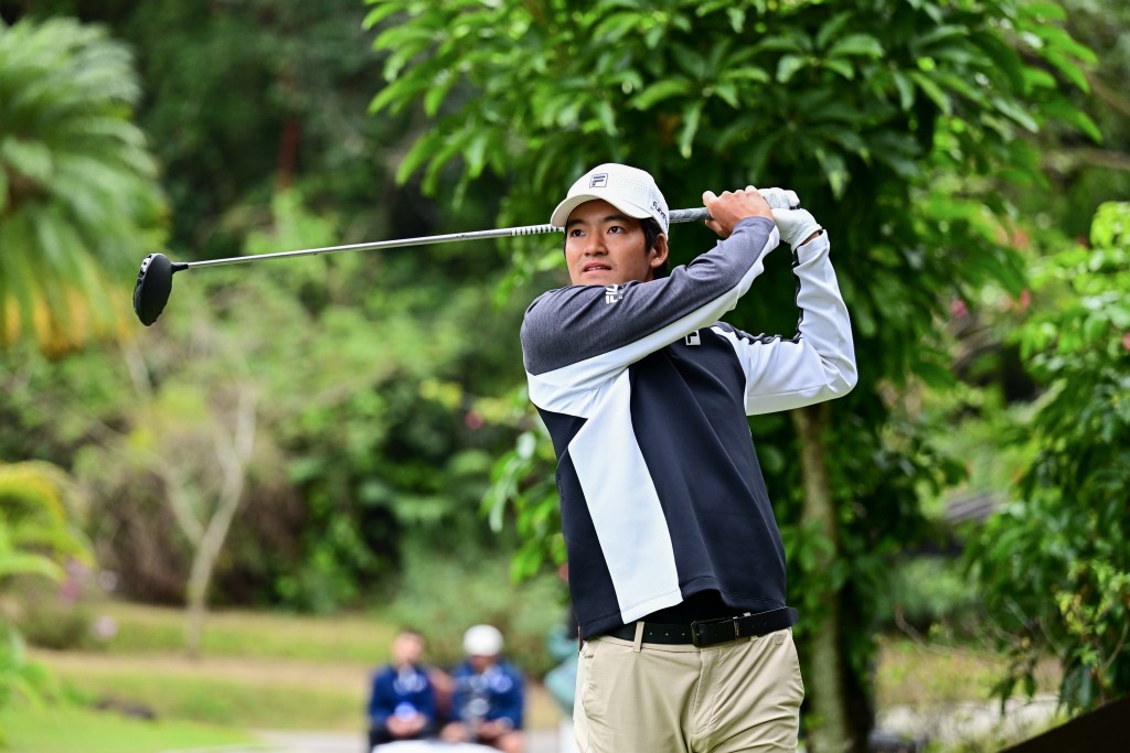 liv golf 2026 香港，香港哥尔夫球代表许龙一。廖伟业摄