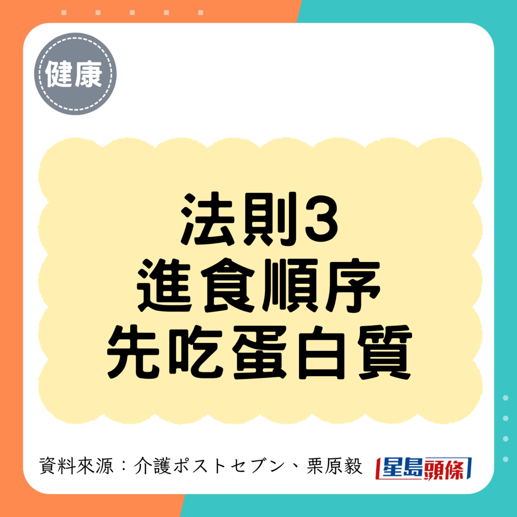 法则3 进食顺序 先吃蛋白质 法则3 进食顺序 先吃蛋白质