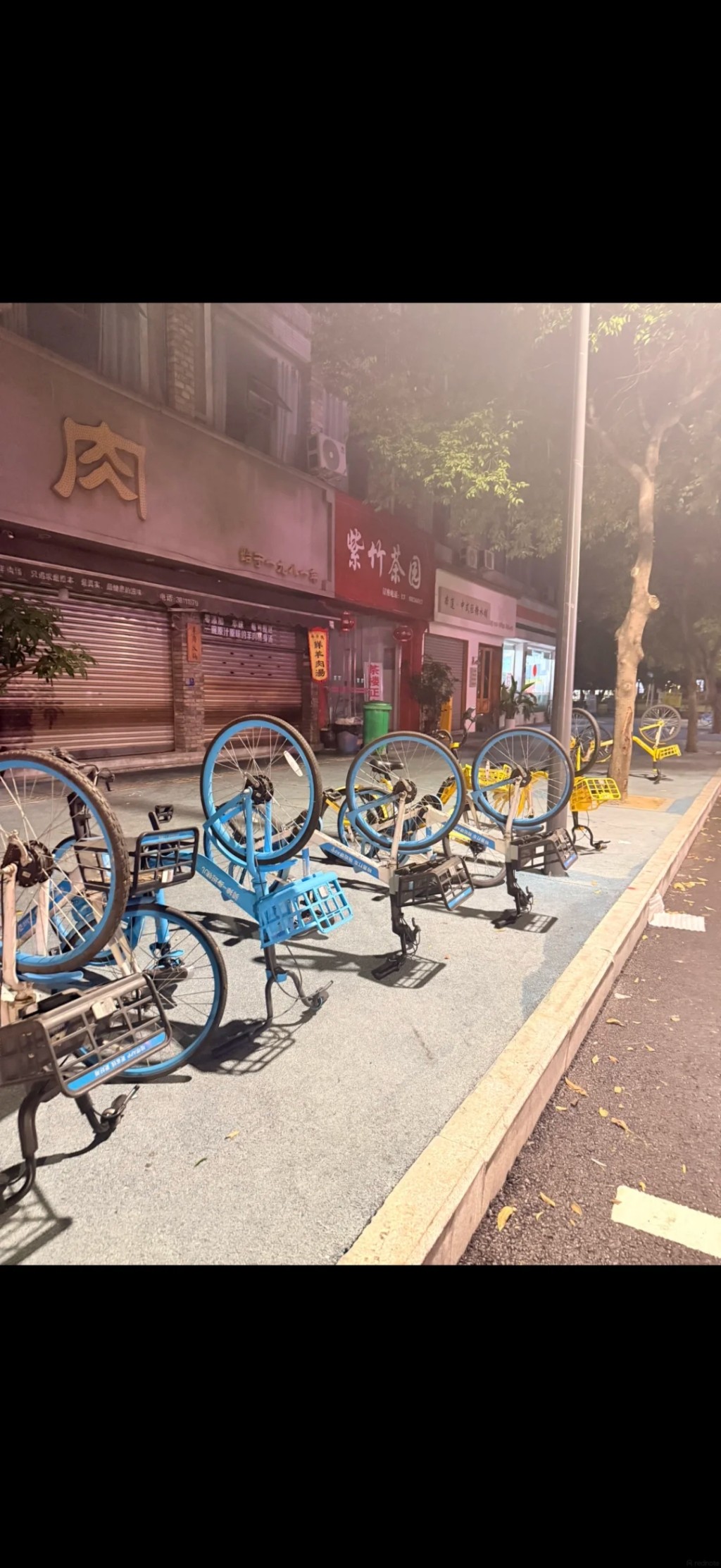 内地出现“无厘头”将共享电单车倒立的歪风,网民盲目争相仿傚。 小红书 内地出现“无厘头”将共享电单车倒立的歪风,网民盲目争相仿傚。 小红书