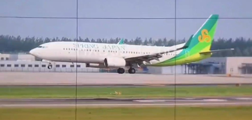 春秋航空日本IJ213航班。新京报 春秋航空日本IJ213航班。新京报
