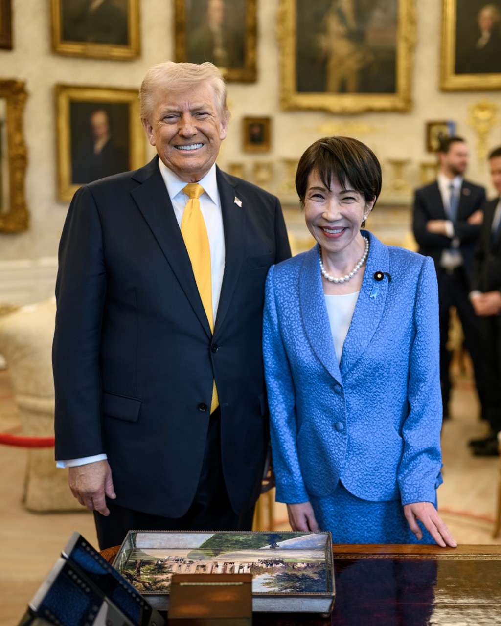 今年3月,白宫发放多张高市早苗访美期间与特朗普见面的照片。IG@whitehouse 今年3月,白宫发放多张高市早苗访美期间与特朗普见面的照片。IG@whitehouse