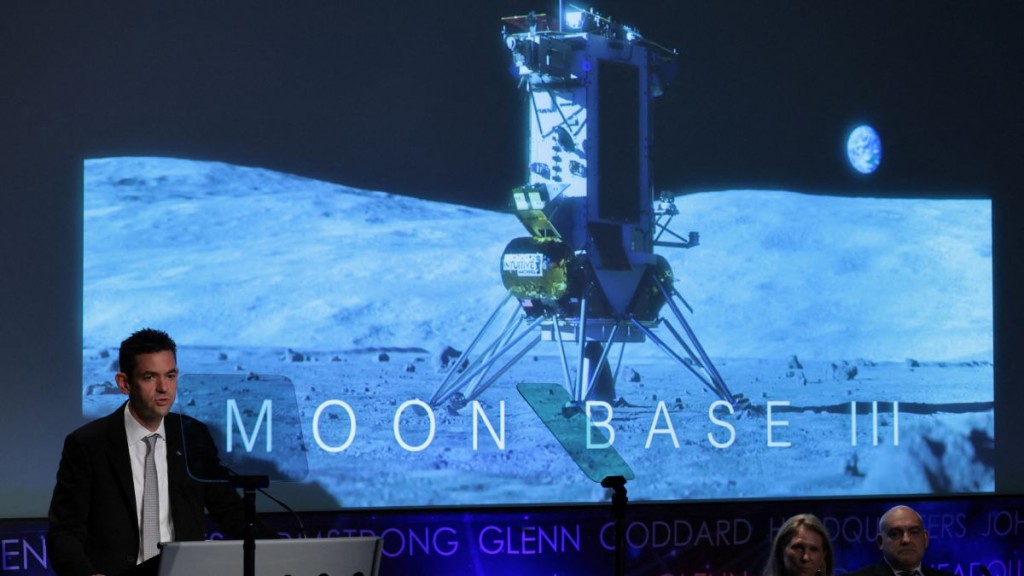 美国大空总署（NASA）公布有关月球基地建设路线图。路透社