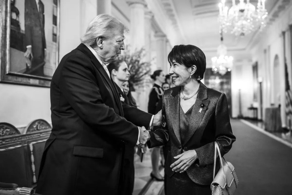 今年3月，白宫发放多张高市早苗访美期间与特朗普见面的照片。www.whitehouse.gov