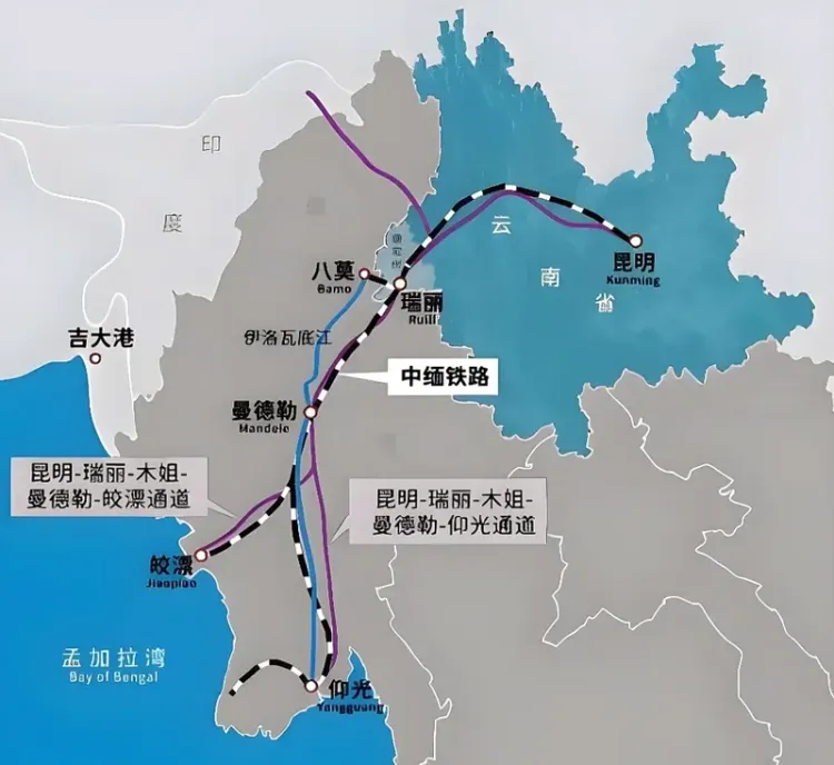 大动作!中缅铁路年内开工 打破马六甲困局