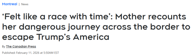 25岁女子逃离美国: 抱着女儿徒步入境加拿大, 差点冻死在路上!