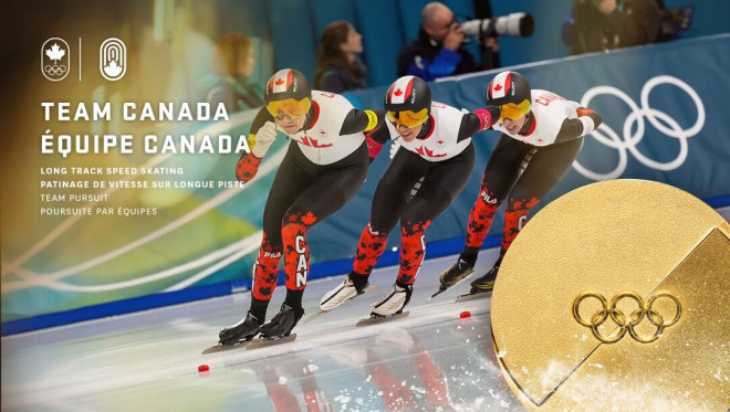 加拿大队夺得米兰冬奥女子团体追逐赛金牌，成功卫冕