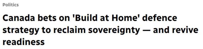 刚刚! 卡尼宣布全新战略: 不能受制于他国, 拒绝过度依赖盟友!