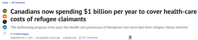 创纪录! 加拿大人今年将花费超$10亿, 让难民免费看病!