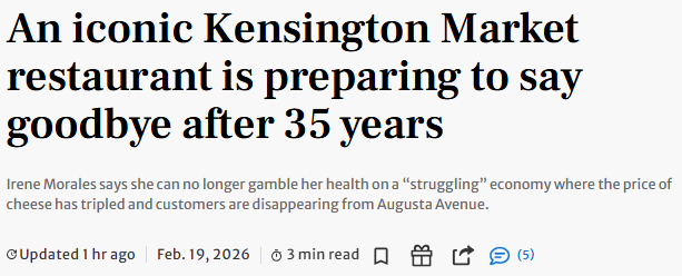 多伦多又一家35年老店将消失! 70岁老板含泪放手: 真的撑不下去了