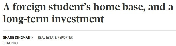 中国父母多伦多买房陪读做中餐，如今拿到身份挂牌300万出售