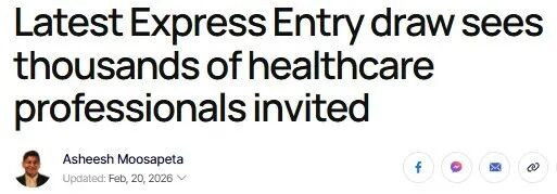 春节刚过， 加拿大连发1万份PR邀请，CEC高达508分，医生仅169分