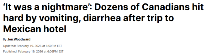 华人最爱度假地出事！加国游客集体重病！政府再发高风险警告