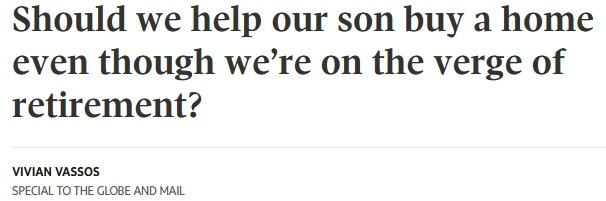 加拿大退休父母纷纷掏钱帮孩子买房！专家警告：风险可能很大