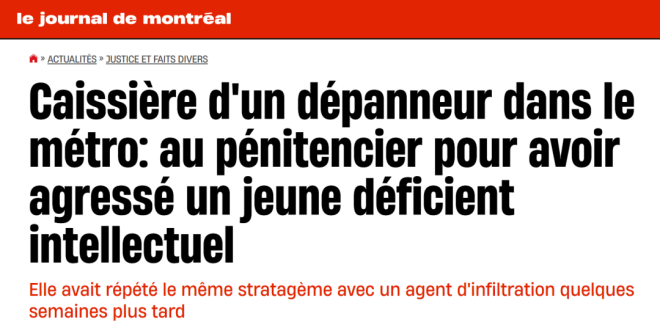 加拿大四旬华人大姐性侵智障小伙 先坐牢再遣返！