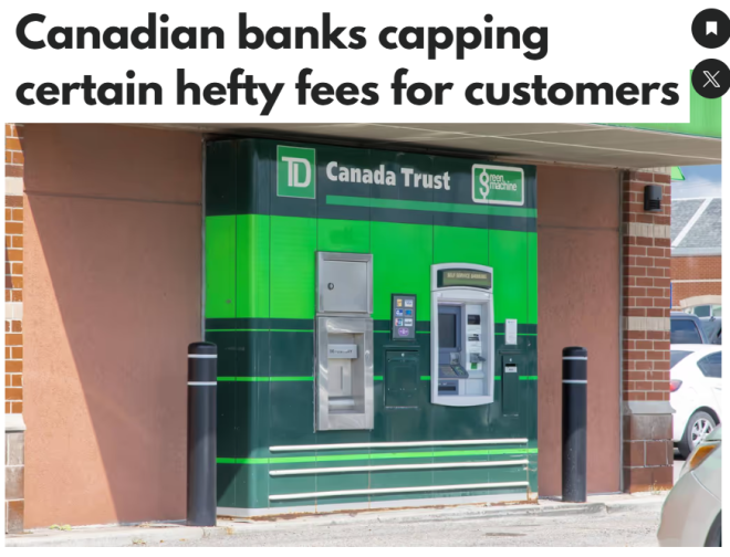 $10封顶! 加拿大银行这笔手续费终于降了, 3月12日正式生效