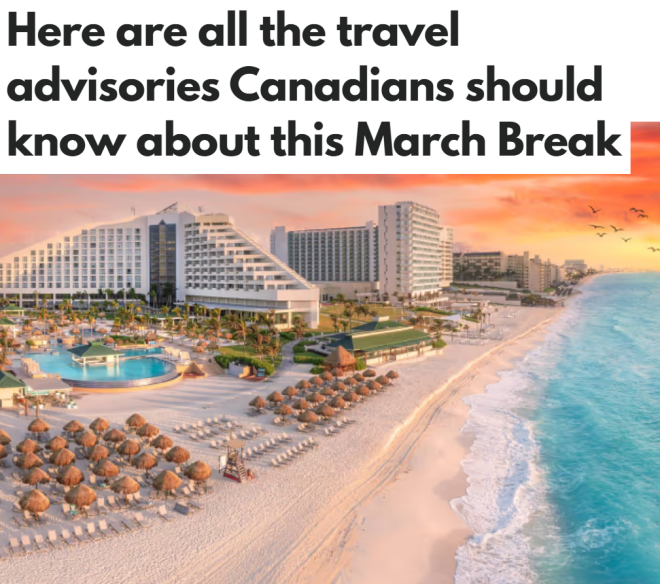 小心! 加拿大更新旅游安全警告! 这几个国家风险等级高!