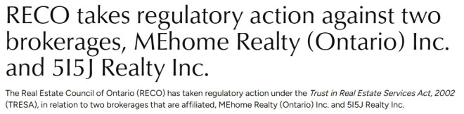 多伦多两家华人背景地产公司爆雷：账户全冻结，130名经纪人卷入