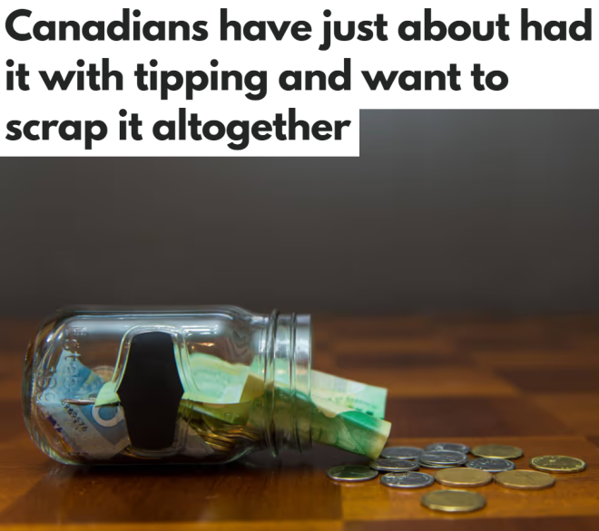 全网炸锅: 加拿大应该取消"小费文化"+要求商家显示含税价格!