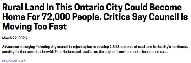 万锦东边要大变天！拟建7.2万人新城，1600公顷农地将被开发！