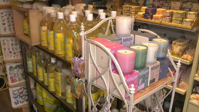 Lemon and Lavender 店内商品陈列