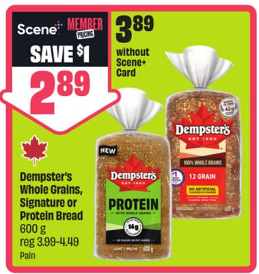 Dempster's 全麦 / Signature / 肉类吐司 600g