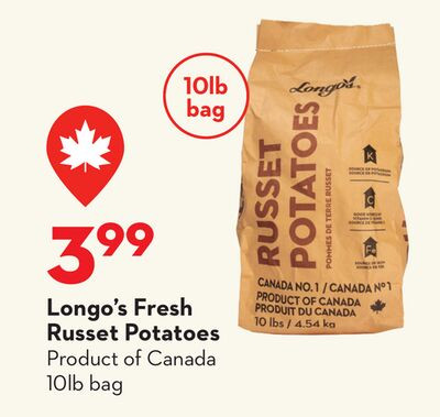Longo's 新鲜 Russet 土豆