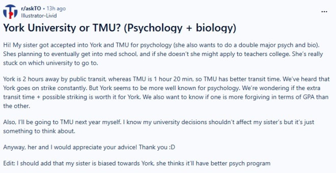 约克还是TMU？多伦多女生想考医学院，纠结后发现关键不是排名