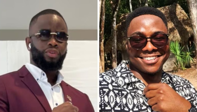 Chibueze Momah（左，22 岁）和 Tosin Amos-Arowoshegbe（25 岁）于 2022 年 7 月 23 日在 Vaughan 夜店被嫌犯枪杀。照片来自 Chibueze Momah/LinkedIn；@engr_teee/Instagram。