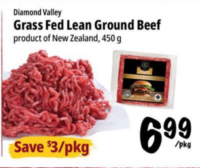 Diamond Valley Grass Fed Lean Ground 牛肉