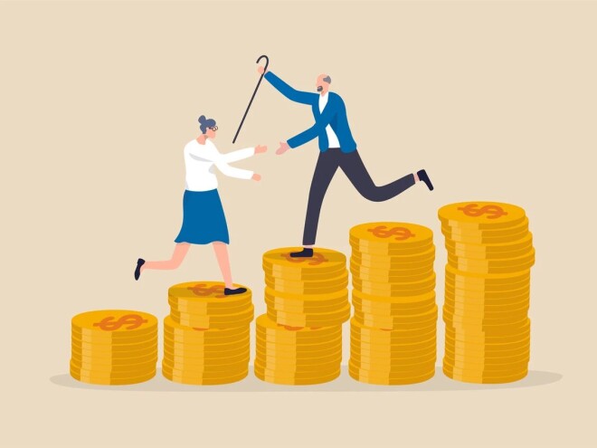 2023 年有未成年子女家庭的净资产中位数为 64.59 万加元。