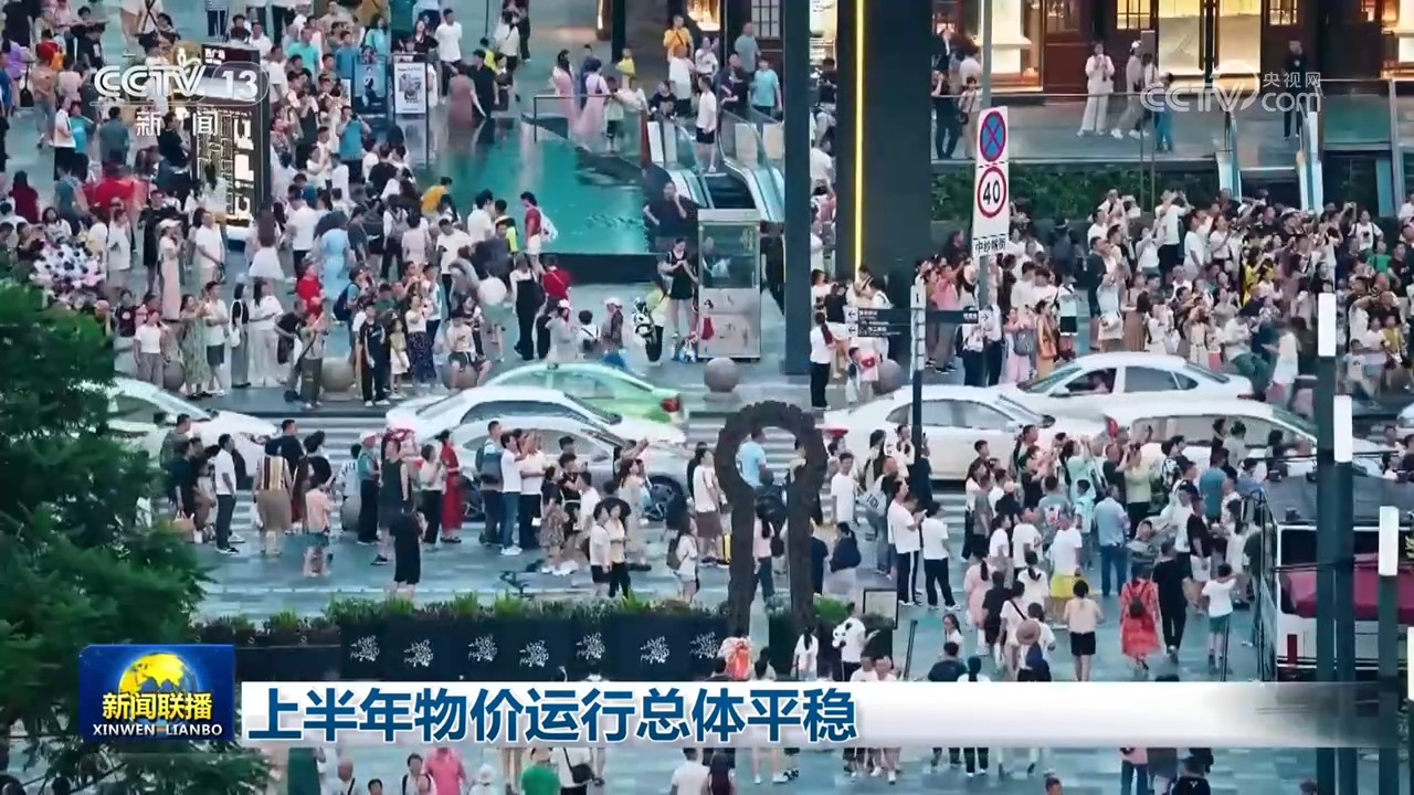 上半年物价运行总体平稳