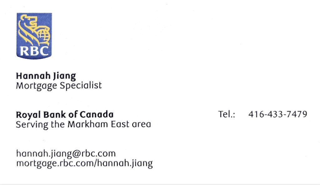 RBC姜欢Hannah 高效专业 使命必达