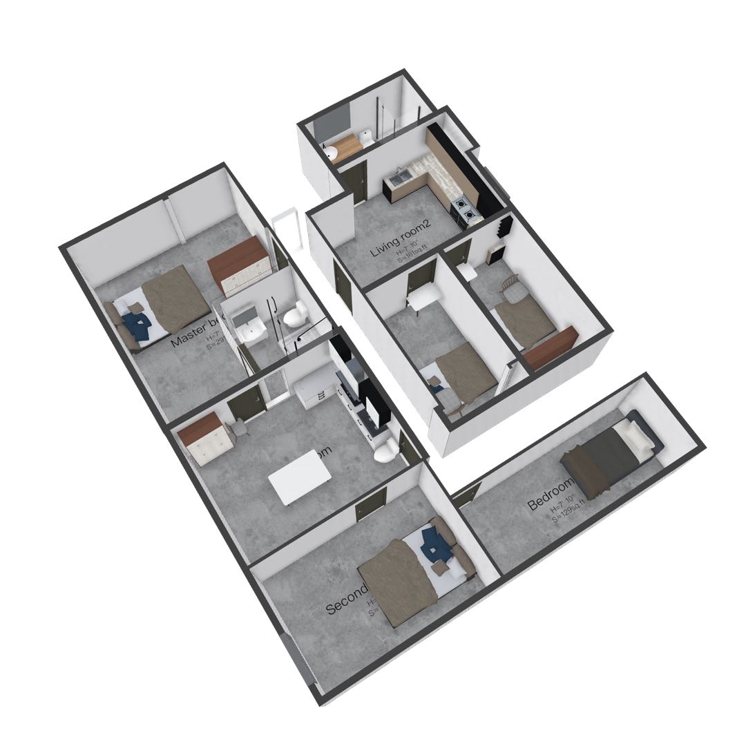 地下室合法许可证 免费3D 效果图