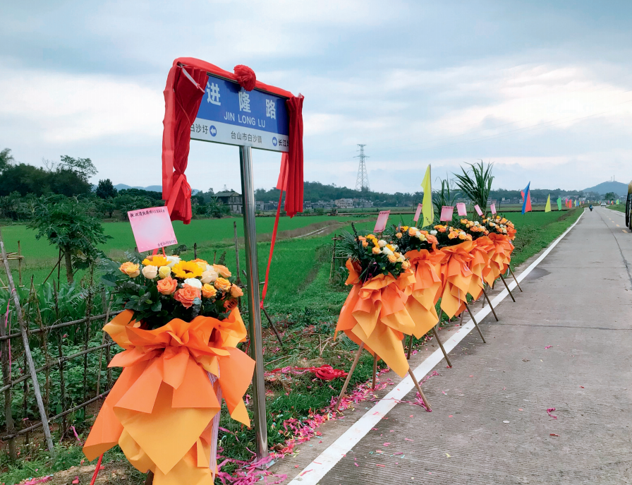 &middot;位于广东台山的&ldquo;进隆路&rdquo;。（受访者供图）